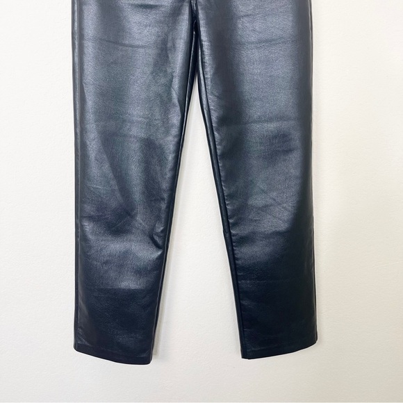 Aritzia Wilfred The Melina High Waisted Vegan
Leather Straight Leg Black Pant - Picture 7 of 16